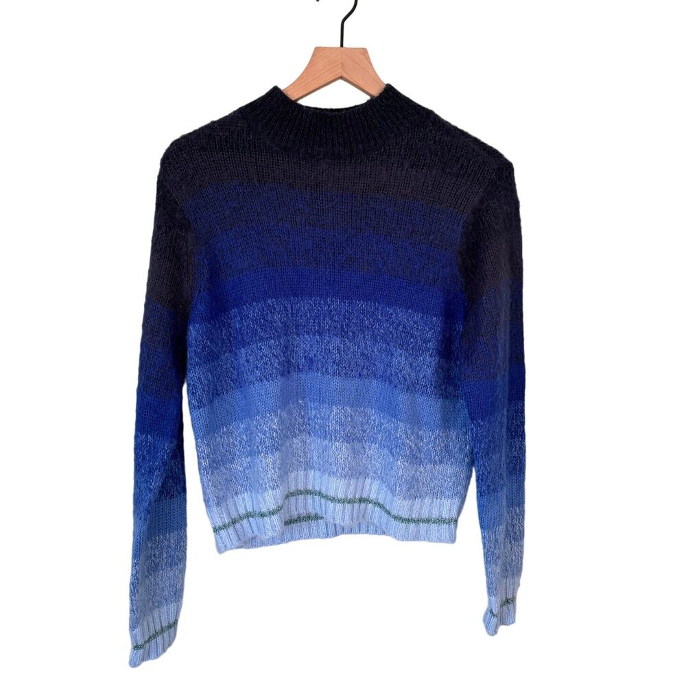 American Eagle Women's Blue Hombre Sweater Size Medium